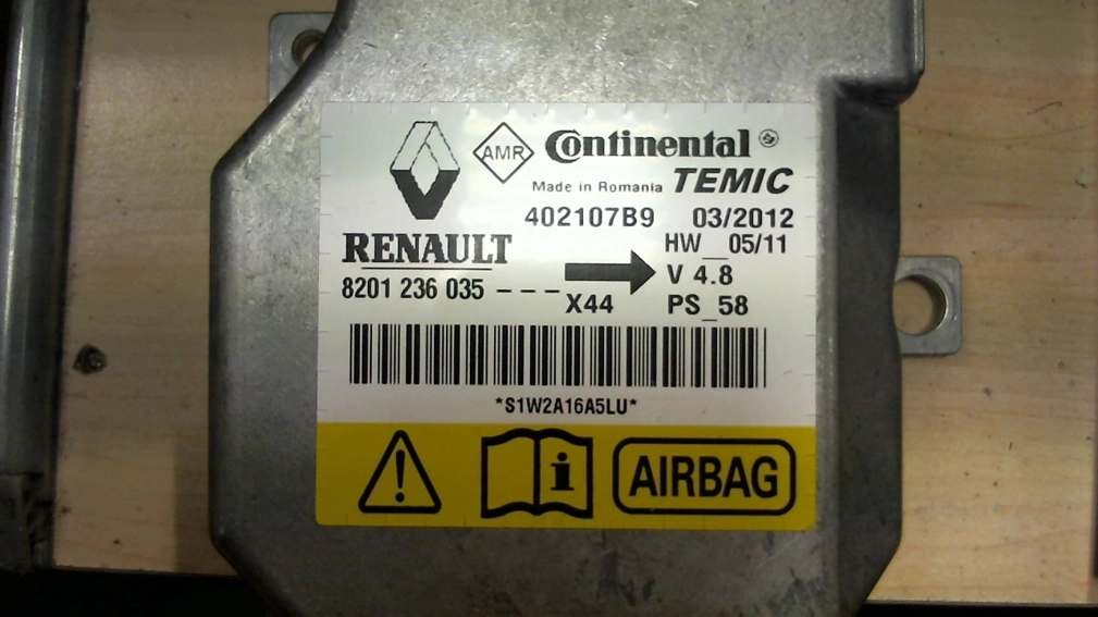 8201236035 RENAULT TWINGO 95160 CRASH+CLEAR SRS.rar